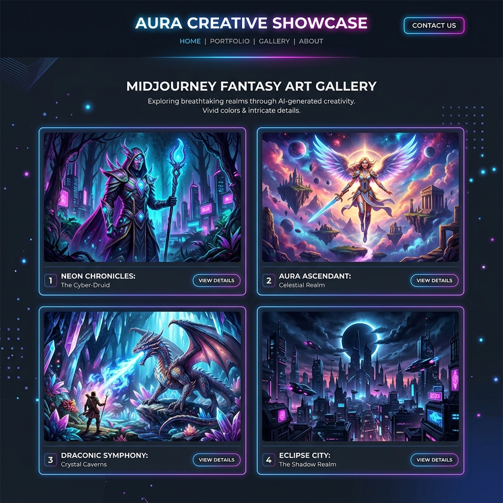 Midjourney AI High-Fidelity Creative Art